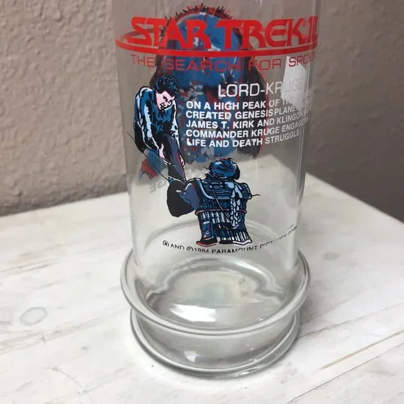 Vintage Star Trek III Glass - Picture 2 of 2